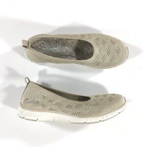 Skechers Be-Cool - In The Moment Slip On Flats Womens Size 6.5 Beige 100348